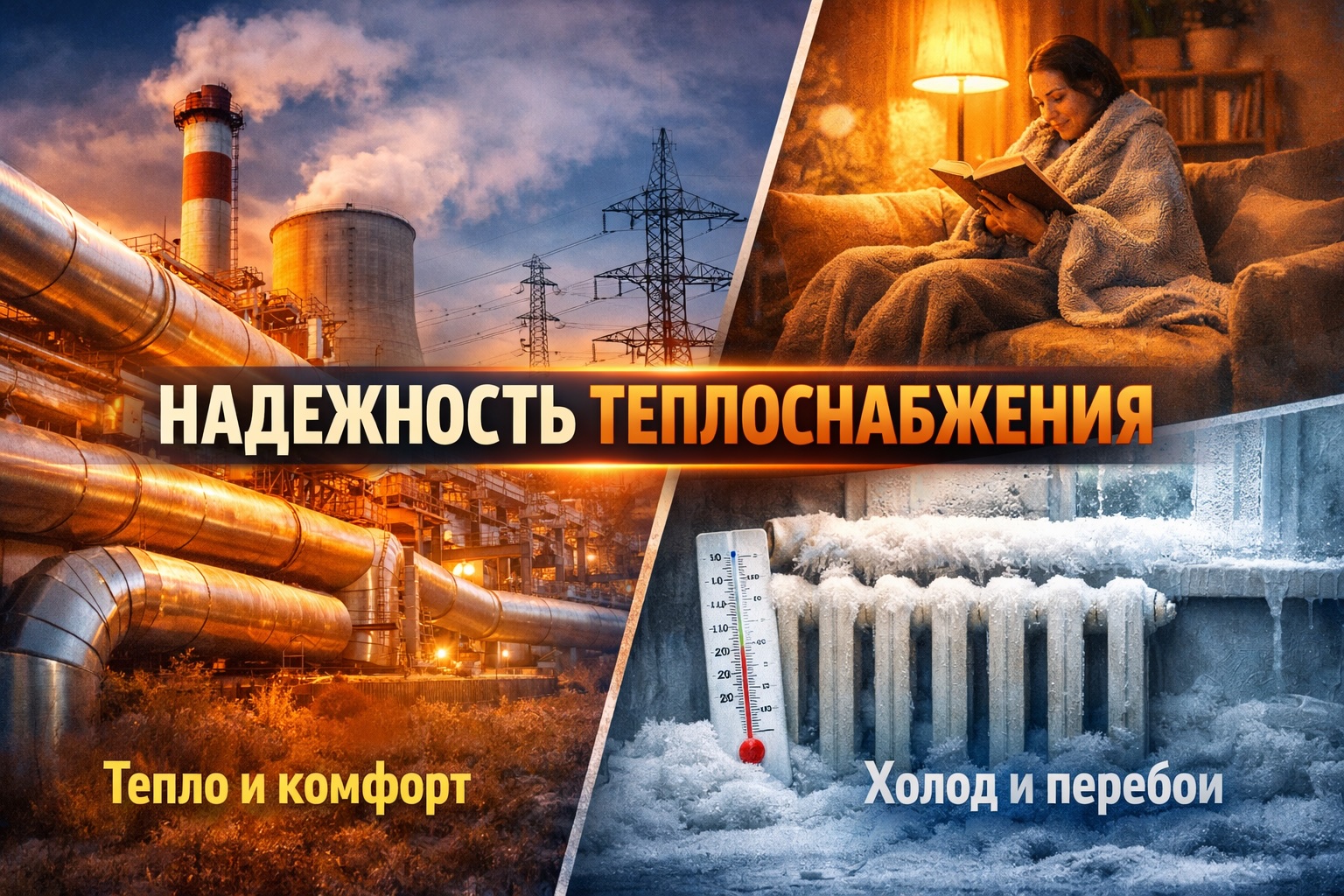 Надежность теплоснабжения и качество отопления: где проходит граница